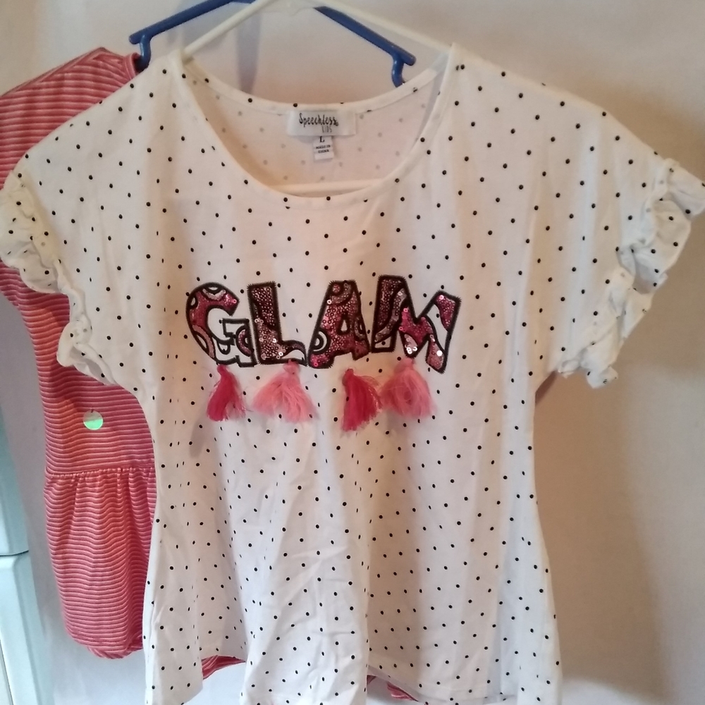 CLEARANCE⚡2 Speechless Kids Girls Tops NWOT SZ L